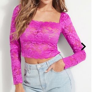 GUESS Lace Top
